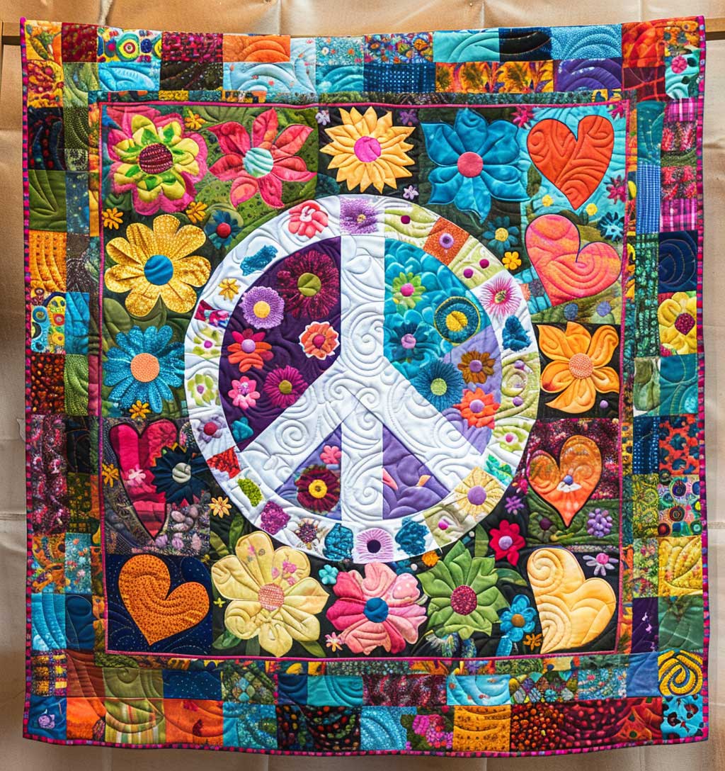 Love Peace XR0808055CL Quilt