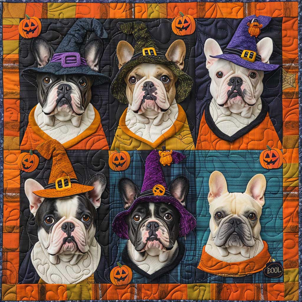 Magical French Bulldogs XR1908045CL Quilt