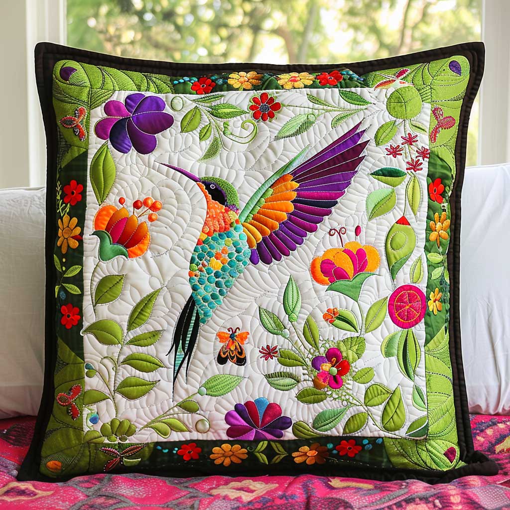 Magical Hummingbird XR2407010CL Quilt Pillow Case