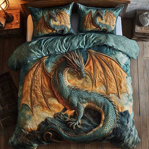 Majestic Dragon WU2002024CL Duvet Cover Set