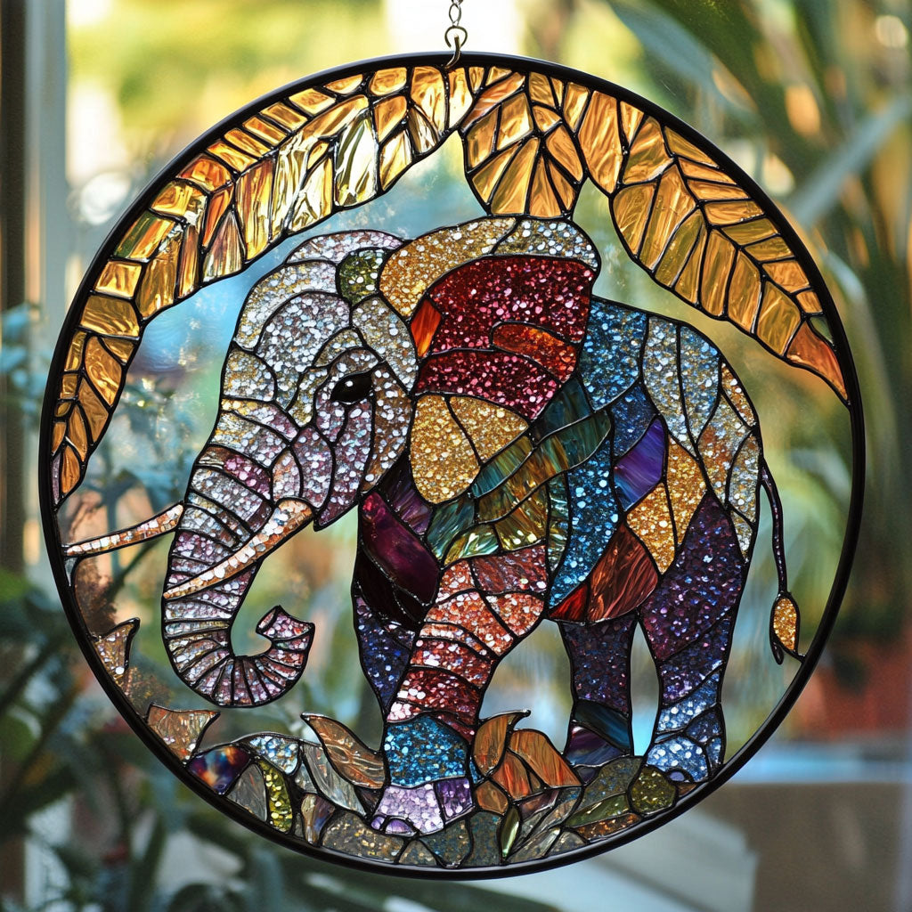 Majestic Elephant WU1701012CL Suncatcher