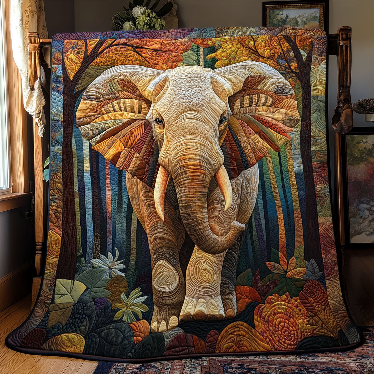 Majestic Elephant YR0702004CL Quilt