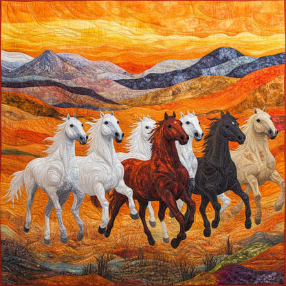 Majestic Horses XR0808014CL Quilt