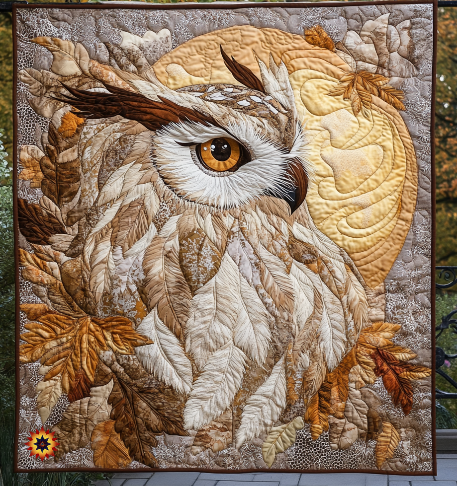 Majestic Owl WU1612008CL Quilt