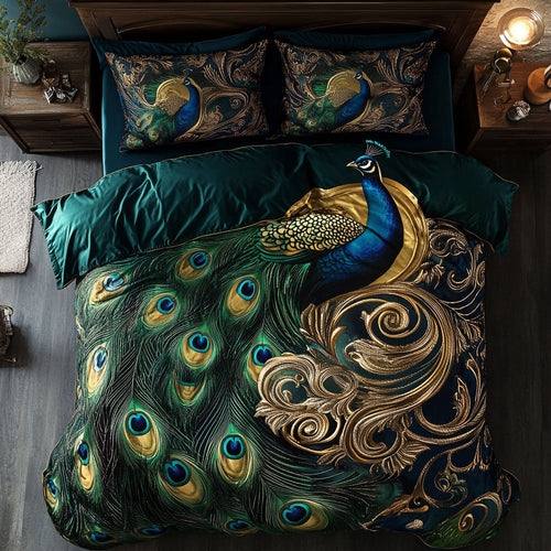 Majestic Peacock WU1202023CL Duvet Cover Set