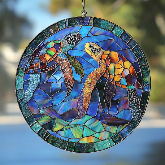 Majestic Turtle WU1701013CL Suncatcher