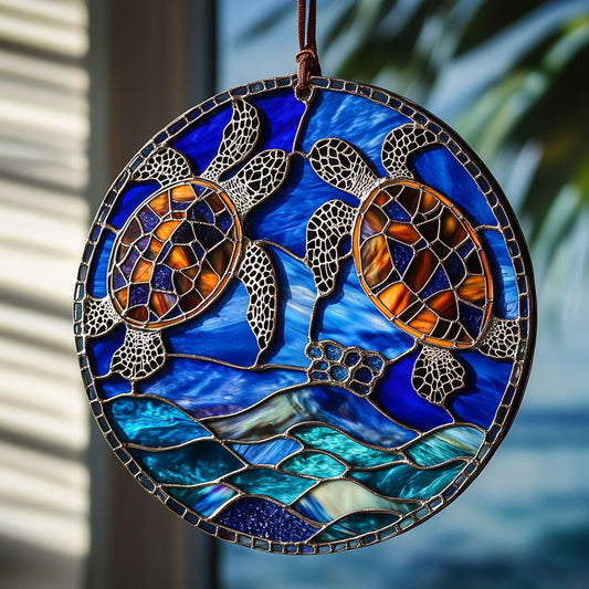 Majestic Turtle WU1701014CL Suncatcher