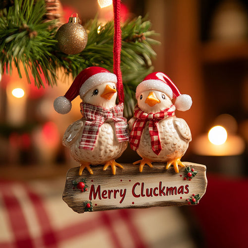Merry Cluckmas WJ1110067CL Ornament