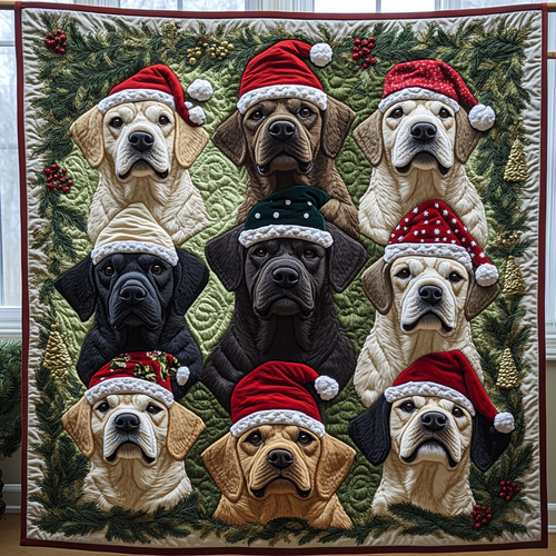 Merry Dogmas YR0301007CL Quilt