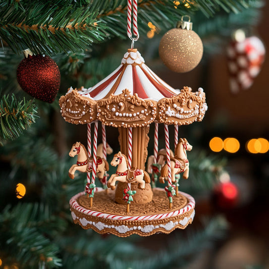 Merry-Go-Round WJ2411115CL Christmas Ornament