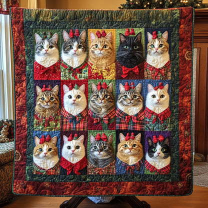 Merry Meowmas YR1002022CL Quilt