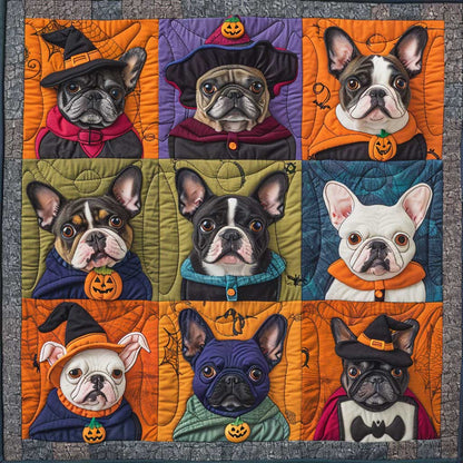 Mischief French Bulldogs XR1908049CL Quilt