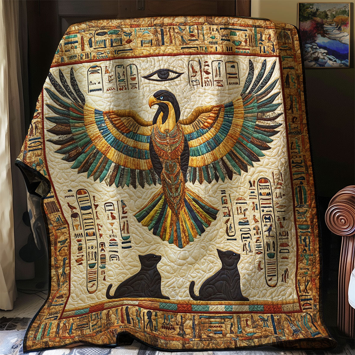 Ancient Egyptian Mythology WJ2003003CL Quilt
