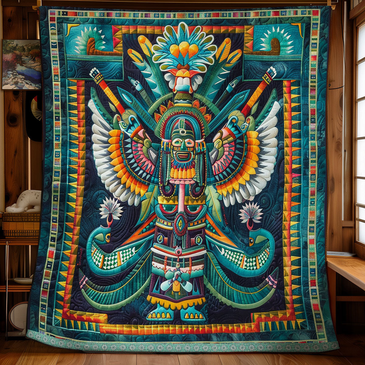 Aztec Divine Guardian WN1709059CL Quilt