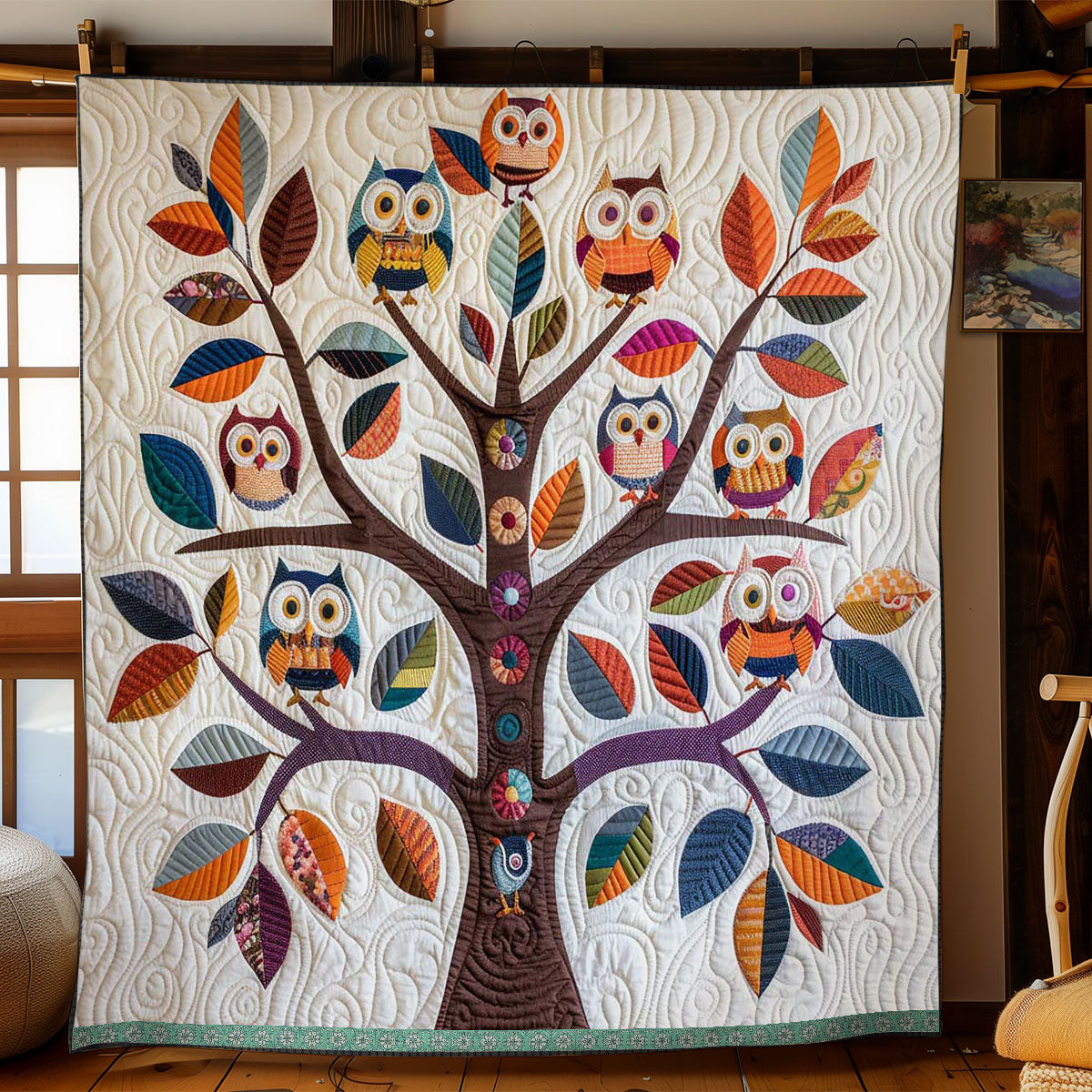 Baby Owl WJ1609001CL Quilt