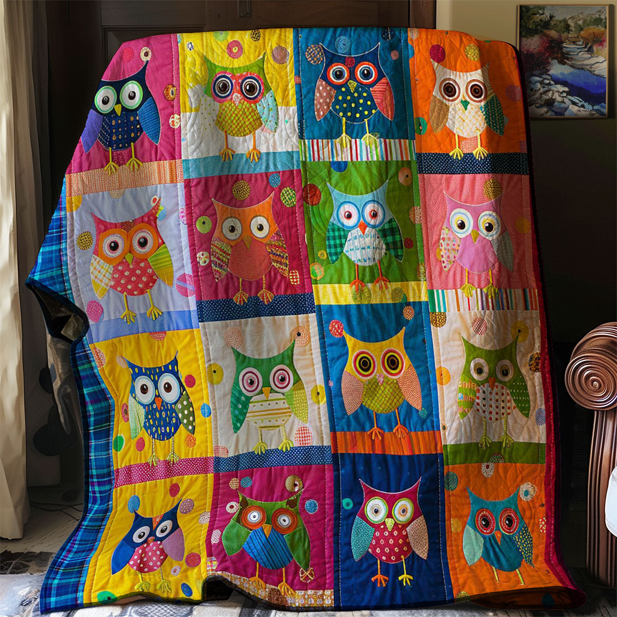 Baby Owl WJ2406001CL Quilt