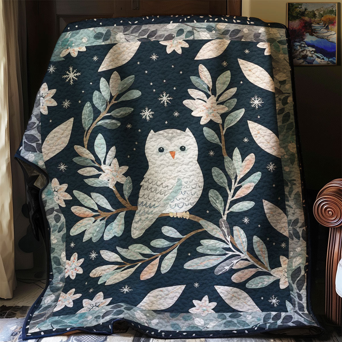 Beautiful Owl WJ2907001CL Quilt