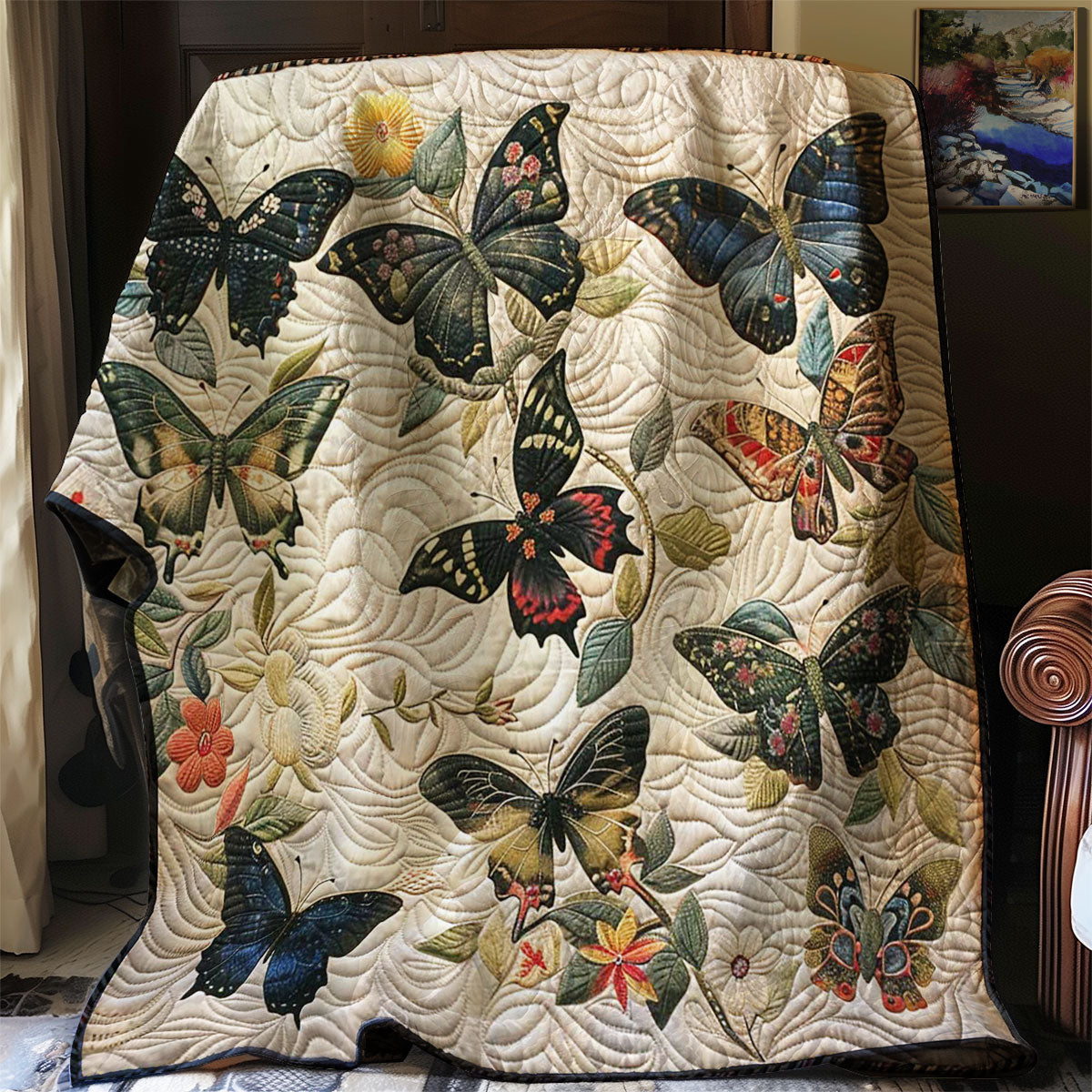 Butterflies WJ2606005CL Quilt