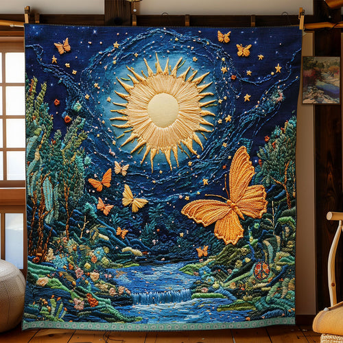 Butterfly Night WJ2111004CL Quilt