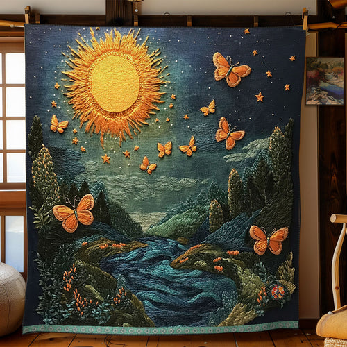 Butterfly Night WJ2111005CL Quilt