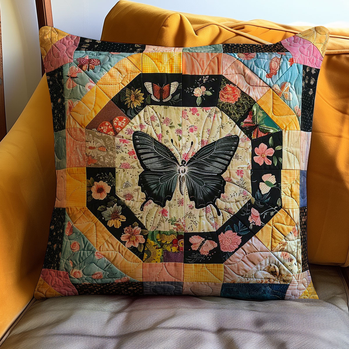 Butterfly WJ0308043CL Quilt Pillow Case