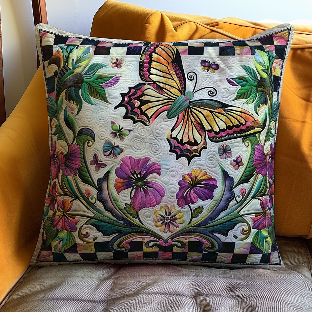 Butterfly WJ0308044CL Quilt Pillow Case