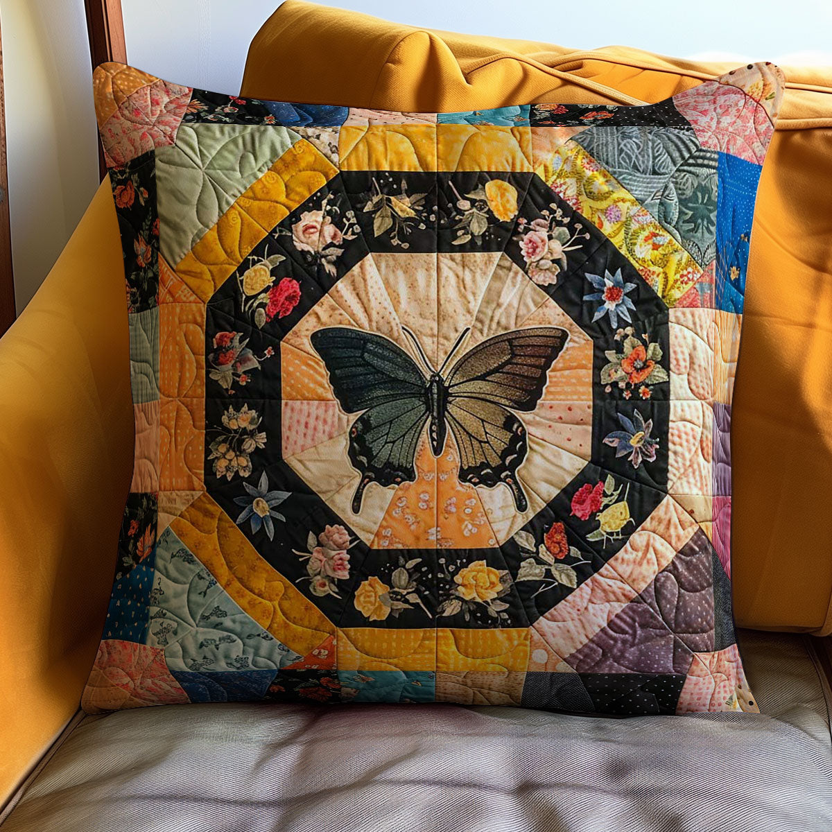 Butterfly WJ0608043CL Quilt Pillow Case