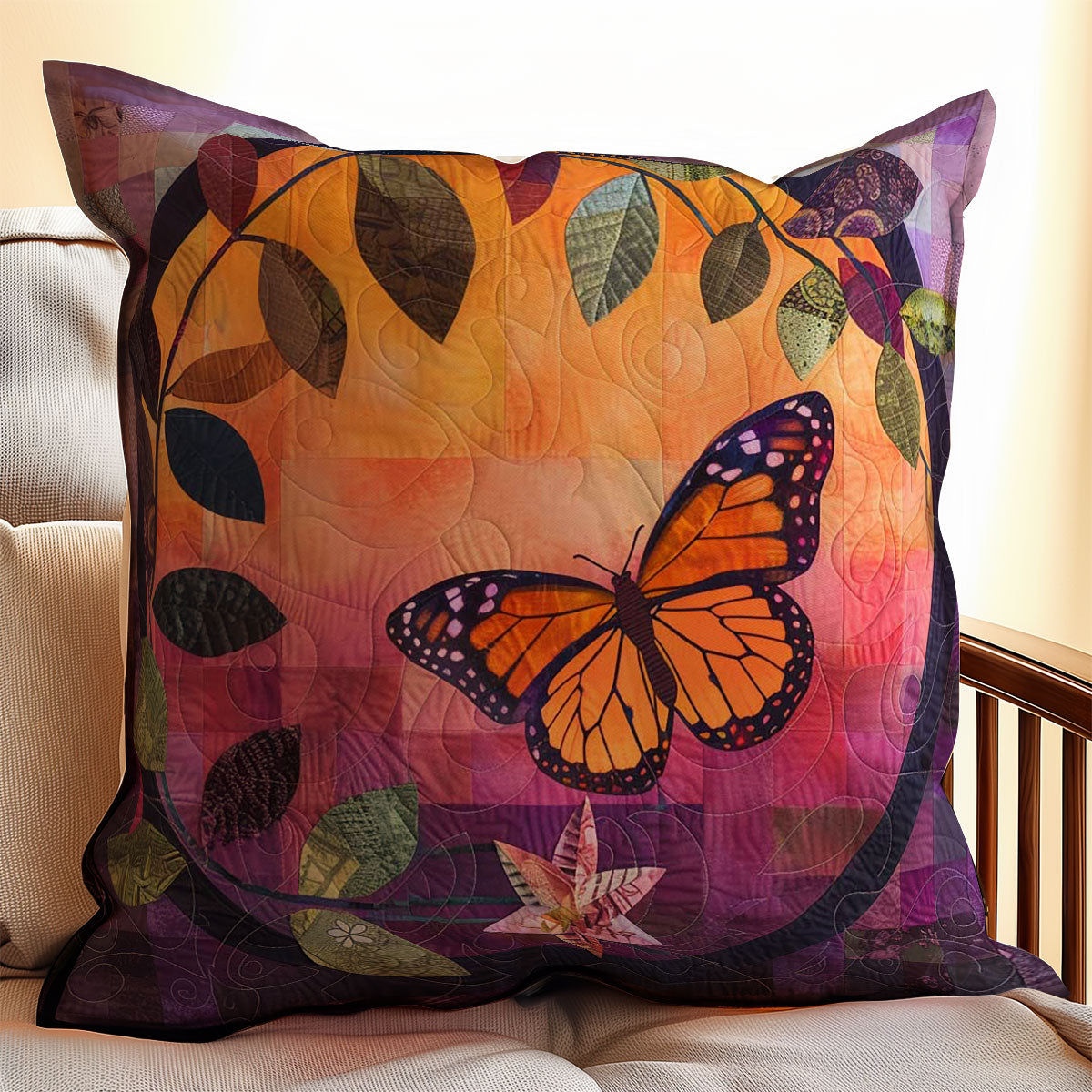 Butterfly WJ1207024CL Quilt Pillow Case