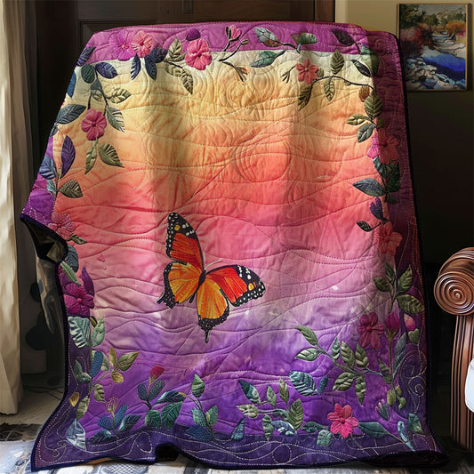 Sunset Butterfly WJ1507010CL Quilt