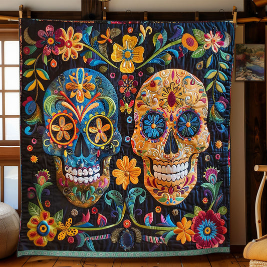 Calavera Sugar Skulls WJ1409002CL Quilt