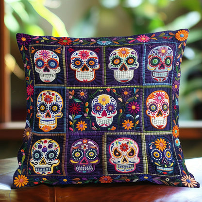 Calavera Sugar Skulls WJ1409038CL Quilt Pillow Case