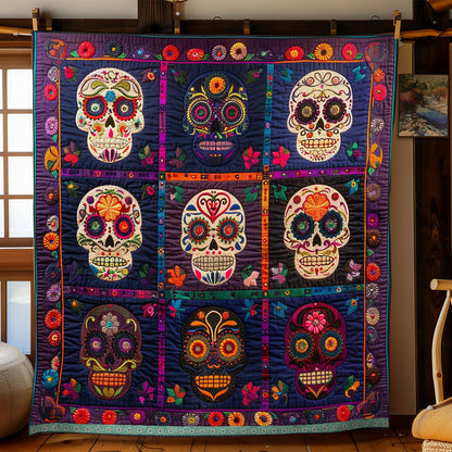 Calavera Sugar Skulls WJ1709004CL Quilt