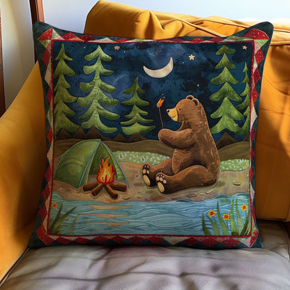 Camping Bear WJ2408032CL Quilt Pillow Case