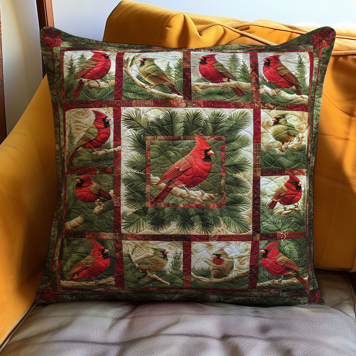 Cardinal WJ0208043CL Quilt Pillow Case