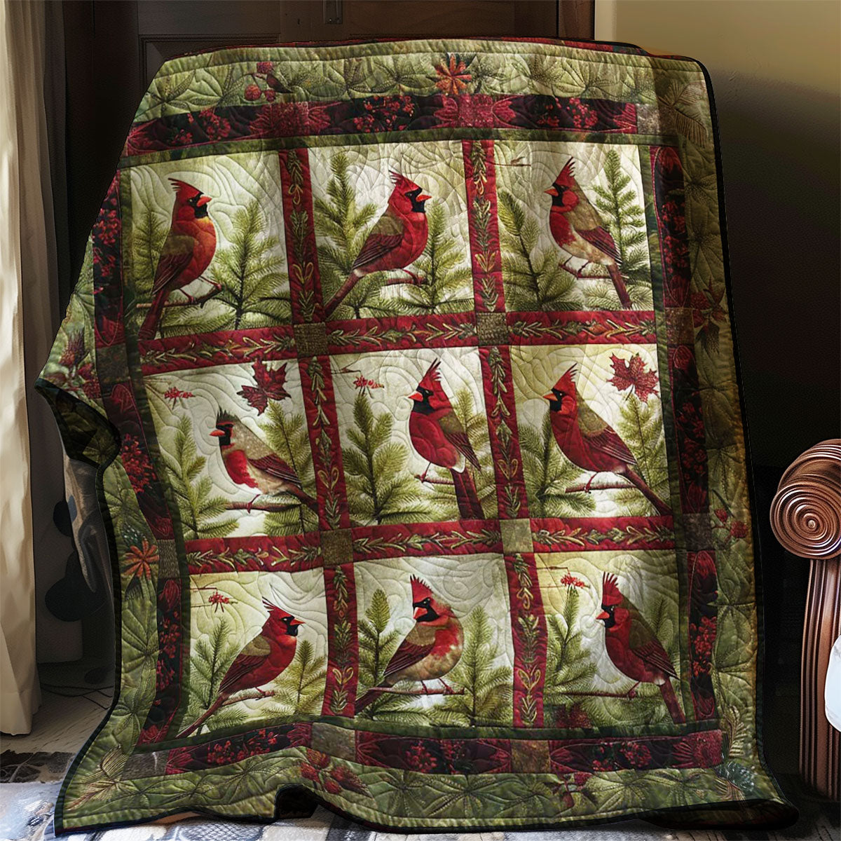 Red Cardinal WJ0306010CL Quilt
