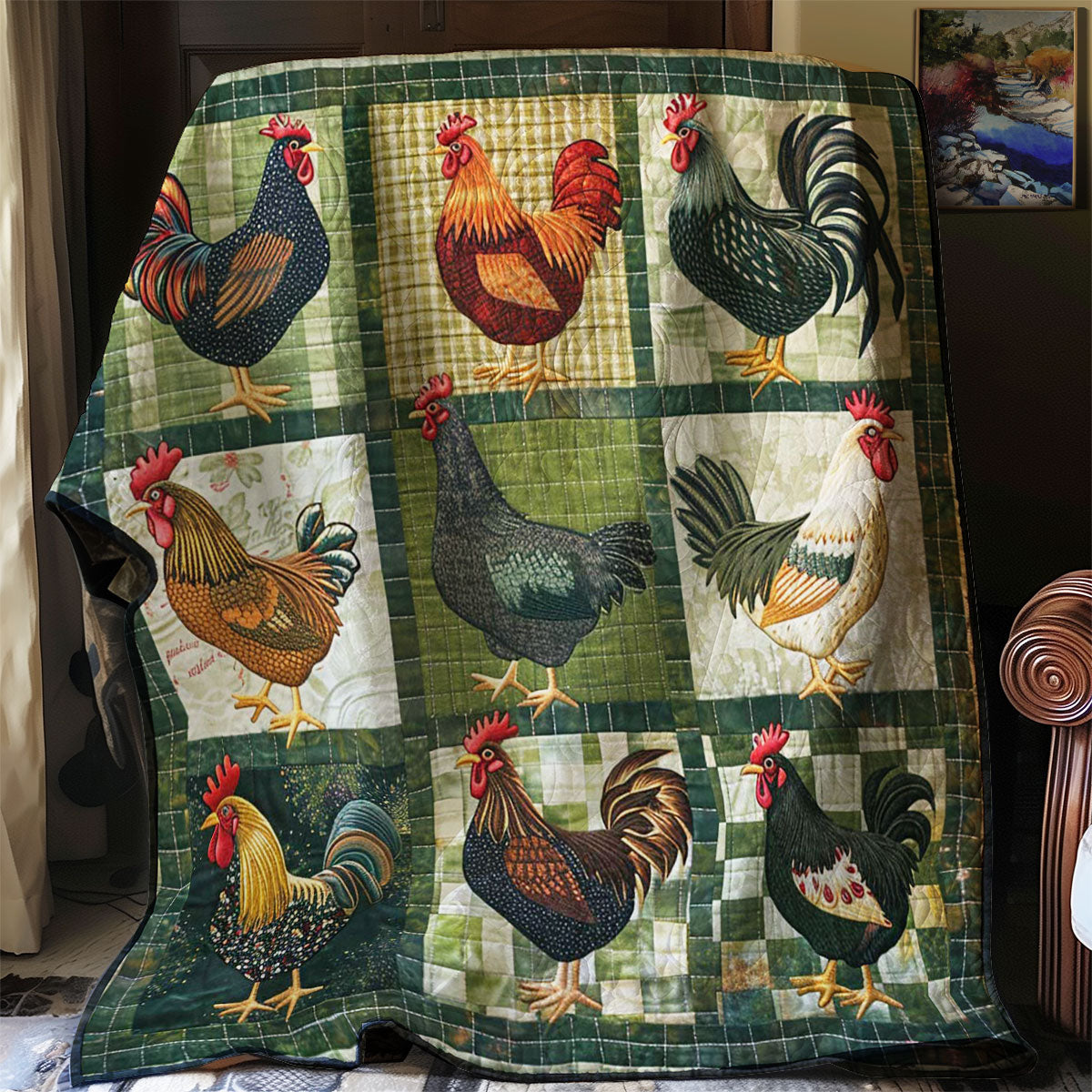 Chicken WJ0607008CL Quilt