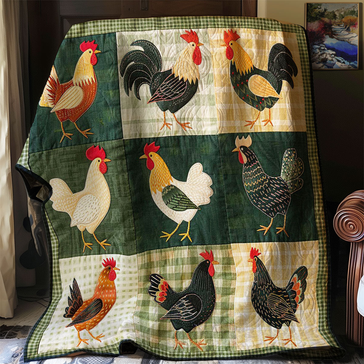 Chicken WJ0607013CL Quilt