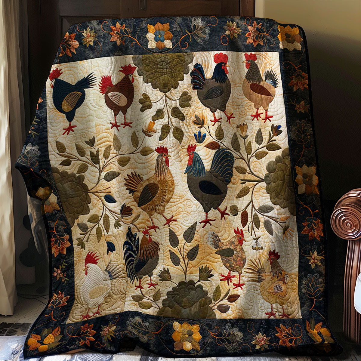 Chicken WJ1506012CL Quilt