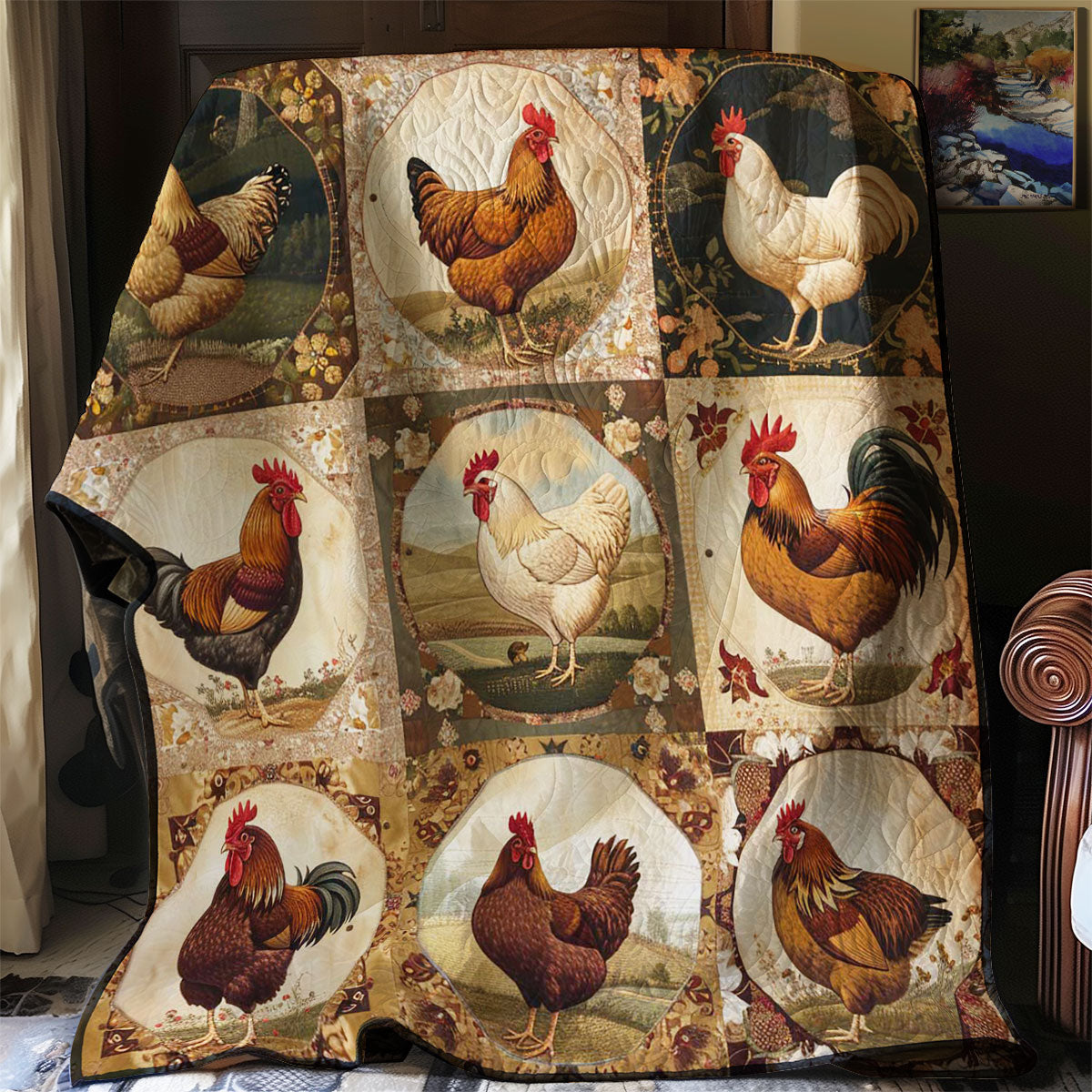 Chicken WJ2207018CL Quilt