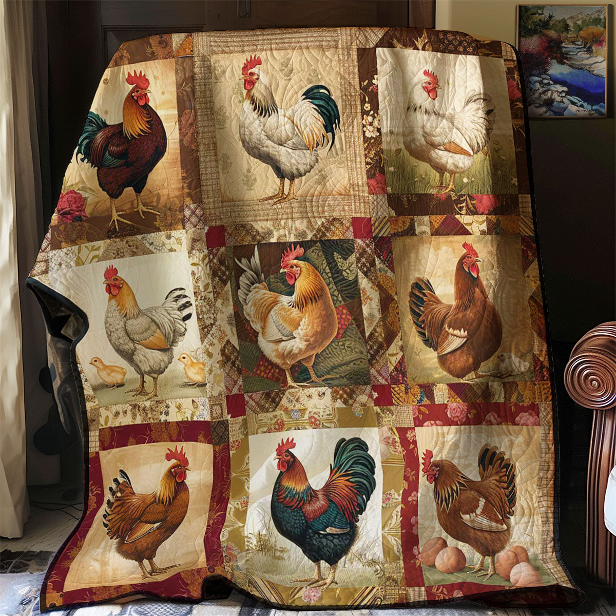 Chicken WJ2207019CL Quilt