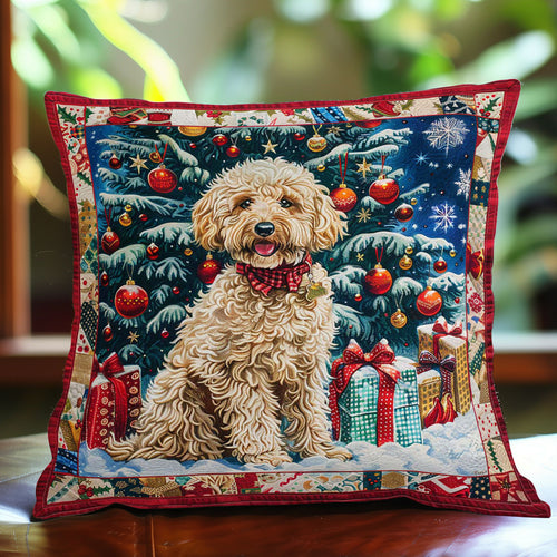 Christmas Dog WJ0509033CL Quilt Pillow Case