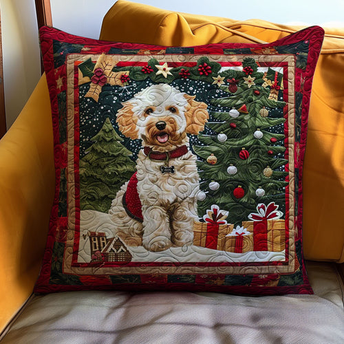 Christmas Dog WJ2708037CL Quilt Pillow Case