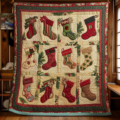 Christmas Stockings WN1709009CL Quilt