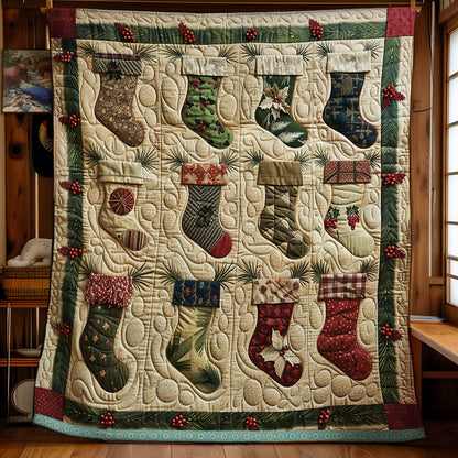 Christmas Stockings WN1709010CL Quilt