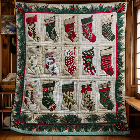 Christmas Stockings WN1709012CL Quilt