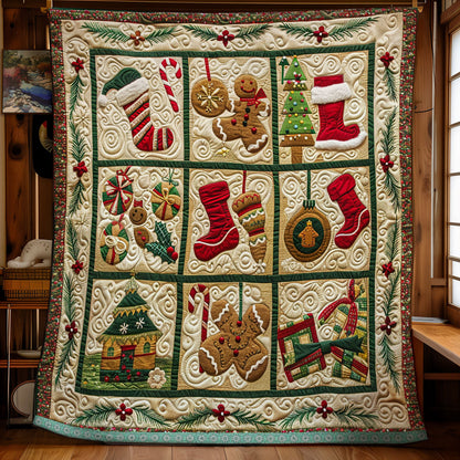 Christmas Treats Everywhere WN1709014CL Quilt
