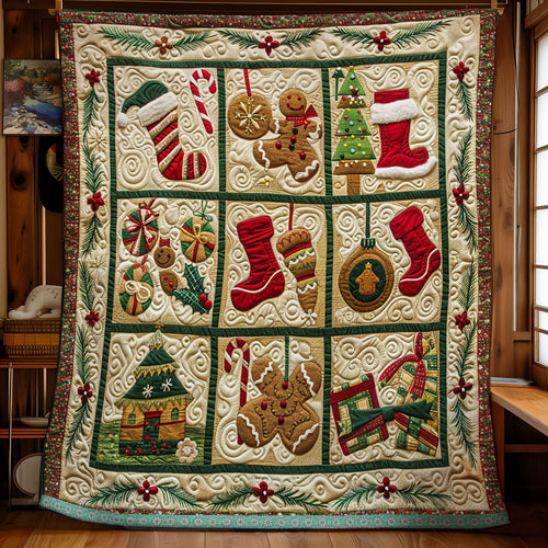 Christmas Treats Everywhere WN1709014CL Quilt