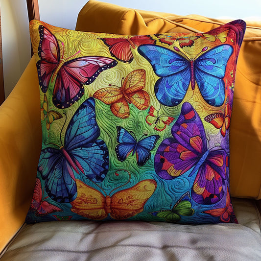 Colorful Butterflies WJ2608030CL Quilt Pillow Case