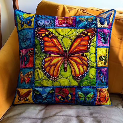 Colorful Butterflies WJ2708038CL Quilt Pillow Case