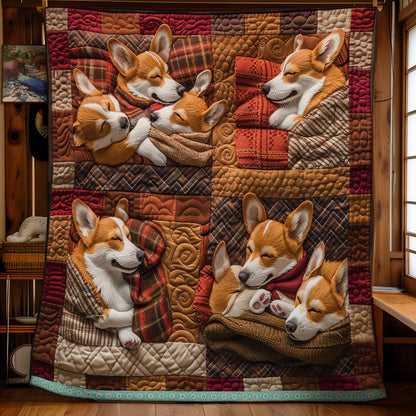 Corgi Cozy Nest WN1209035CL Quilt